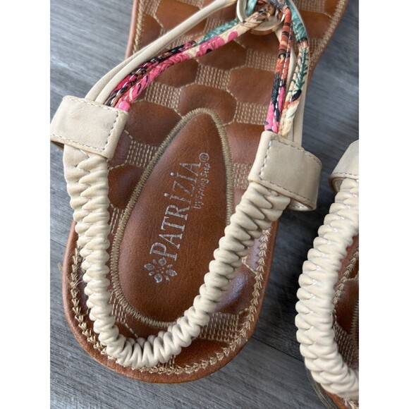 Patrizia by Spring Step Gadelina T-Strap Sandals Slingback Leather Size 10 - Picture 5 of 9